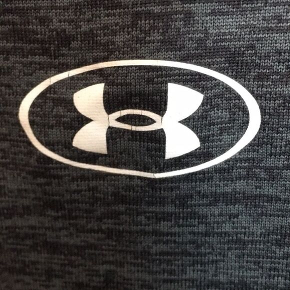 Under Armour HeatGear Loose-Fit Black and Gray T-Shirt Youth XL - Picture 7 of 14